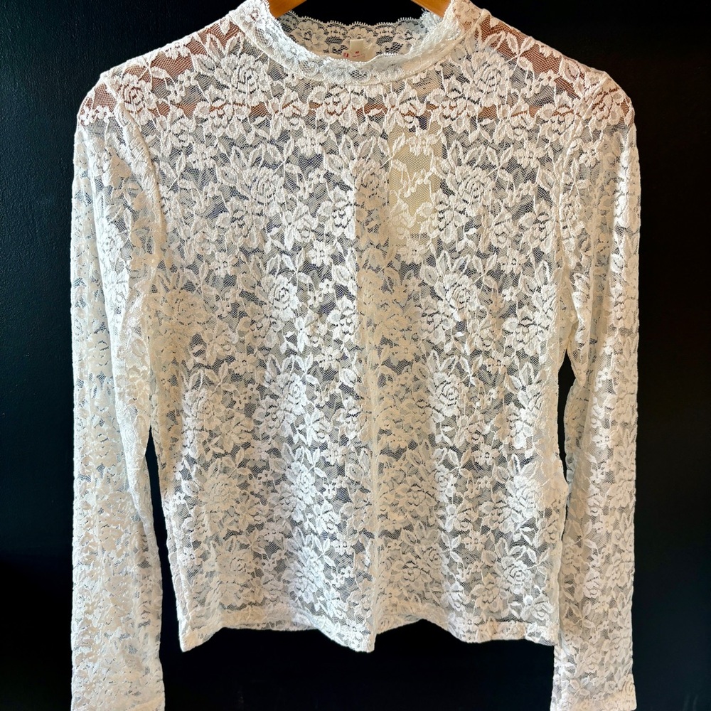 White Lace Brand New Levi’s Long-sleeve Shirt
